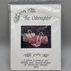 The Overnighter Travel Bag Sewing Pattern Tapestry and Laminated Fabric UNCUT